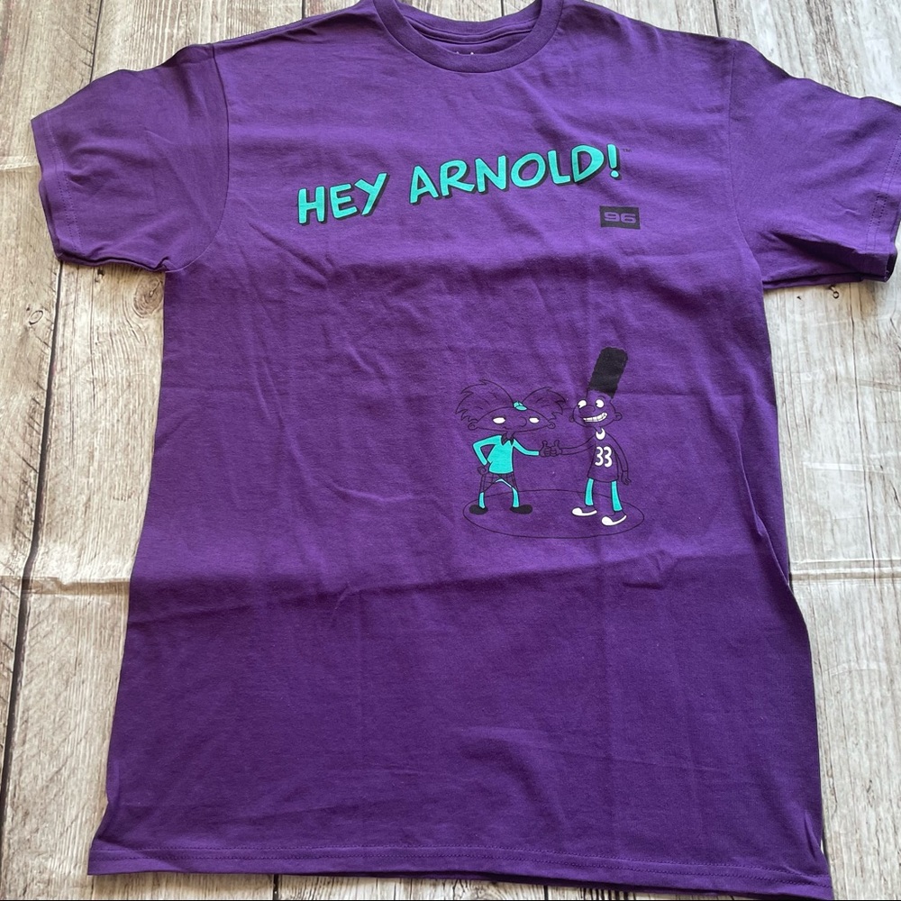 96’ HEEYYY Arnold  purple T shirt
